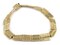 The Bead Chest Circle-Pattern Rectangular Baule Brass Beads 24x20mm Ivory Coast African Flat Large Hole 16 Inch Strand Handmade